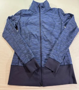Lululemon schöne Asana Jacke Wee Are From Space Cadet blau 10 - Bild 1 von 5