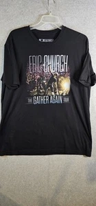Camiseta Eric Church Concert Tour The Gather Again Tour Negra Manga Corta XLarge - Imagen 1 de 7