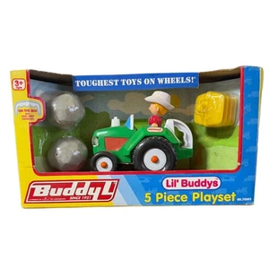 Lil' Buddys 5 Piece Farm Tractor Playset NEW - Picture 1 of 5