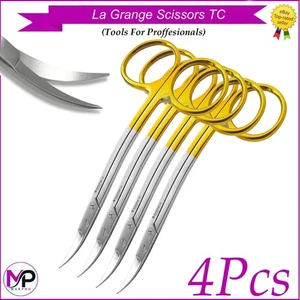 LaGrange Schere TC doppelt gebogen 4 Stück Gewebe Trimmen & Schneide Instrumente - Bild 1 von 5