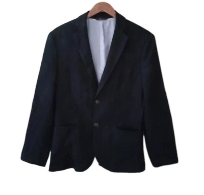 Tasso Elba Island Mens Size S Black 100% Linen Summer Blazer Jacket Lined 36-38 - Image 1 of 4