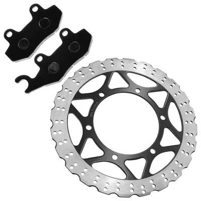 Rotor de disco de freno delantero con pastilla para Kawasaki Ninja 250R EX250J 2008 2009 2010-2012 Foto 1 de 4