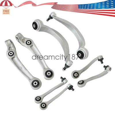 8× Front Suspension Control Arms and Ball Joints Kit For 2011-2015 Audi A8 S8 - Image 1 of 4