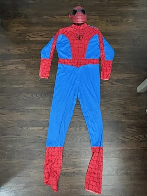 Fantasia e máscara de Halloween adulto tamanho M Homem-Aranha! - Imagem 1 de 4