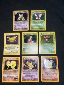 Pokemon Vintage Holo Lot Of 8 - Conditions Vary - See Photos & Read! - Picture 1 of 8