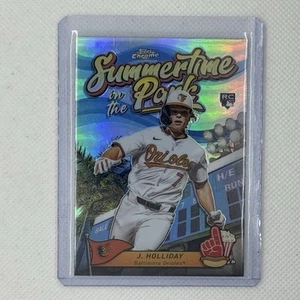 2024 Topps Chrome - Jackson Holiday - Summertime in the Park insert #SITP-8 - Picture 1 of 2