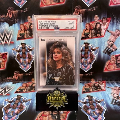 Miss Elizabeth WWE Topps Women’s Division 2017 Base Roster Card #R-39 PSA 9 - Image 1 of 4