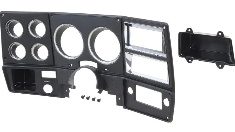 Conjunto de bisel de tablero de instrumentos OER para camionetas Chevy y GMC 1978-1980 sin aire acondicionado Foto 1 de 4