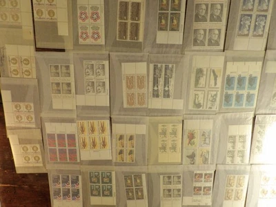 US Stamps Unused 65 Plate Blocks...8 Cents Denomination - Image 1 of 4