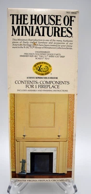 The House of Miniatures Fireplace 40020 Tidewater Virginia ca. 1700s, Doll House - Image 1 of 4