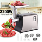 Large Electric Meat Grinder Mincer Machine Food Stainless Sausage Making 3200W