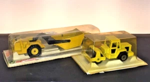 Majorette Earth Mover and Roller giocattolo da costruzione pressofuso, nuovo - Foto 1 di 6