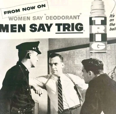 1958 Bristol Myers Trig Deodorant Advertisement Life Magazine Hygiene HM2X - Изображение 1 из 2