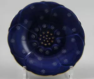 Apulum Teller Blau vergoldet - Bild 1 von 3