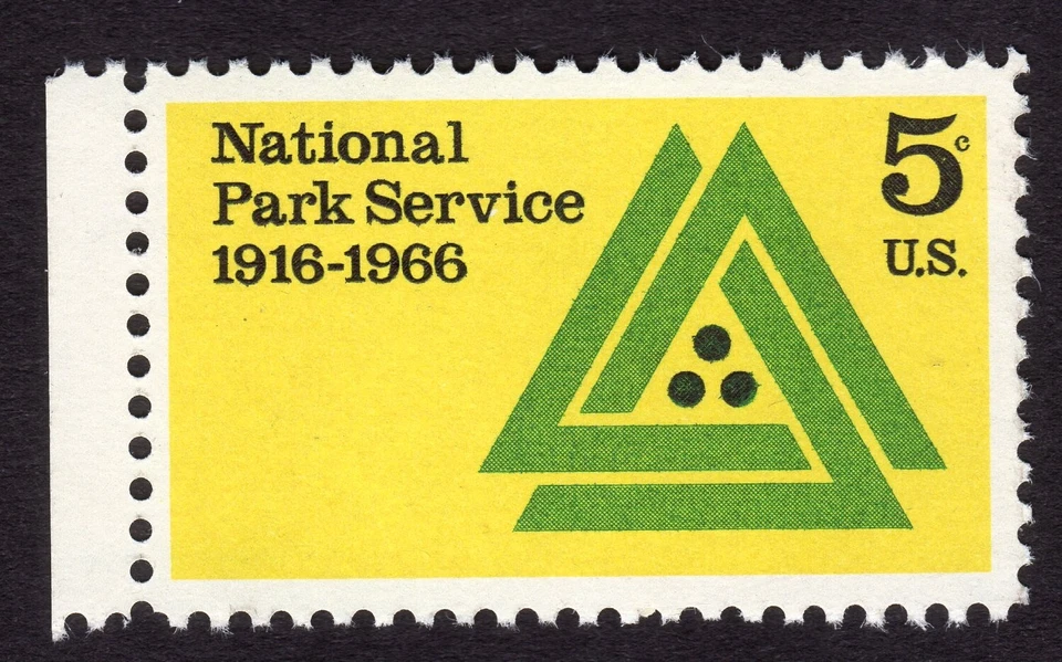 Sello único Scott #1314 Servicio de Parques Nacionales - MNH con Selvage Foto 1 de 1