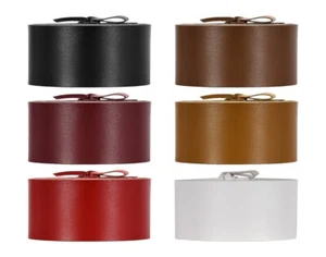 PREMIUM High Quality Cowhide 130cm Long Leather Straps Multi Colors Blank Strips - Picture 1 of 27