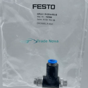 1PC Original FESTO GRLA-1/8-QS-8-RS-B 162966 One-way flow control valve - Picture 1 of 7