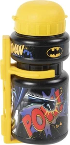 Batman Bicycle Water Bottle For Kids 350 ML Black Yellow DC COMICS - Picture 1 of 6