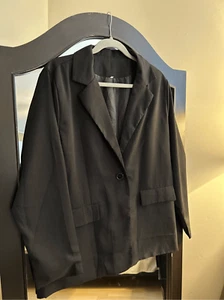 New Casual Blazers Oversized One Button Blazer XLarge - Picture 1 of 2