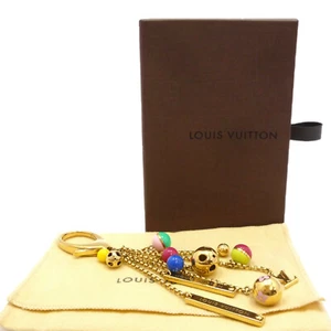 Authentic Louis Vuitton Bag Charm Key Holder Brass M62227 - Picture 1 of 9
