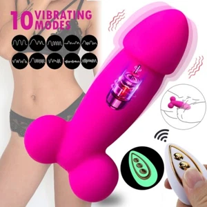 Small Realistic Dildo Clit Vibrator Anal G-Spot Massager Mini Sex Toys For Women - Picture 1 of 13