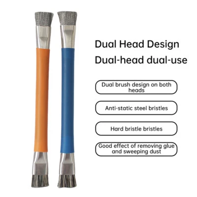 Dual Head Anti-Static PCB Soldering Cleaning Safe Brush for Phone Repair Tools - Image 1 of 4