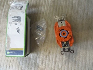 Leviton 2510-IG Flush Mounting Locking Receptacle NEW - Picture 1 of 3