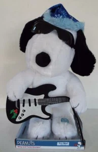 Rock N Roll SNOOPY Christmas TWIST & PLAYS Electric Guitar PEANUTS Theme - Picture 1 of 3