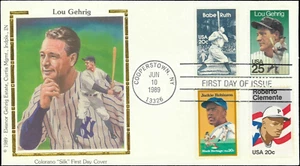 SAVOYSTAMPS -United States FDC-June 10th, 1989-Lou Gehrig- - Picture 1 of 1
