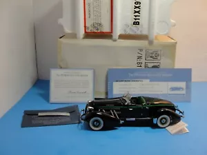 Franklin nuovi di zecca 1:24 modelli di precisione neri 1935 Auburn 851 Boattail Speedster - Foto 1 di 10