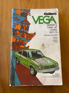 Vintage Chilton's Vega Repair & Tune-up Guide Manual 1971-75 Book Service Fixed - Foto 1 di 18