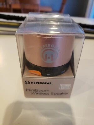 HyperGear MiniBoom 无线蓝牙扬声器 带内置麦克风 - 玫瑰金 — 第 1/4 张图片