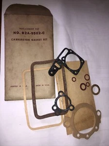 B2A9502C Carburetor Gasket Kit 1952-1955 Ford 215 223 6-cylinder Nos New Part - Picture 1 of 1
