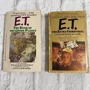 E.T. the Extra-Terrestrial & E.T. The Book of the Green Planet Vintage 1985 - Imagen 1 de 6