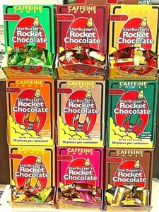 Rocket Chocolate Caffeine Energy 100CT. + FREE SURPRISE GIFT+FREE SHIP /9FLAVORS - Picture 1 of 12