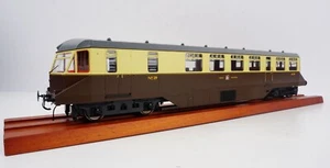 Heljan HN1901 - AEC Railcar GWR Chocolate/Cream O Gauge Diesel Model Train - C - Picture 1 of 10