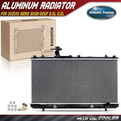 Radiator with Transmission Oil Cooler for Suzuki Aerio 2002-2007 2.0L 2.3L Auto - Image 1 of 4