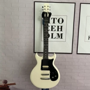 White Joan Jett Signature Melody Maker Electric Guitar Solid Body HPL Fretboard - Picture 1 of 8