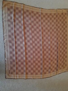 Ladies Jacqmar Silk Square Scarves Cream & Maroon Cream & Blue - Picture 1 of 8