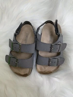 Sandalias Gymboree marrón 5 pulgadas para niños pequeños Foto 1 de 4