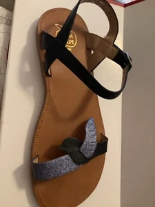 NEW Pom D'api Plagette Birds Leather Sandals - EU 37/US 4.5 - Picture 1 of 4
