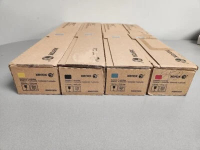 Xerox C60 C70 Toner Set CMYK 006R01655 006R01656 006R01657 006R01658 - Image 1 of 2