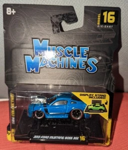2013 Ford Mustang Boss 302 - Maisto Muscle Machines Model 16 1:64 Die-Cast Car - Picture 1 of 5