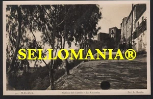 POSTAL AÑOS 1920 - 1930 MALAGA SUBIDA AL CASTILLO BURROS ROISIN TCP00093 - Imagen 1 de 1