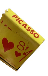 Vintage Matchbook MODERN ART EXPO, PICASSO, 8 of Arts, GLossy Yellow AFL CIO - Picture 1 of 7