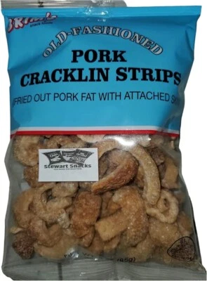 BRIM'S OLD- FASHIONED PORK CRACKLIN STRIPS 3oz/ 4pk - Image 1 of 2