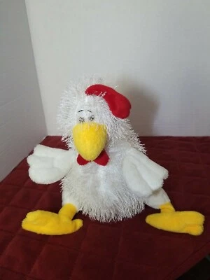 Ganz Webkinz Chicken HM025 Plush Stuffed Animal Toy No Code White - Image 1 of 4