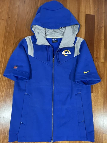 Matthew Stafford Team Issued Nike Dri-Fit LA Los Angeles Rams Hoodie Men's Large Cover