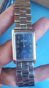 Shinola Rettangolare Detroit Acciaio Inox Ser. Orologio S01 005 00760 (Early Edt.) - Foto 1 di 16