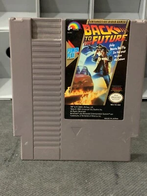 Back to the Future Nintendo Game 1985 NES Authentic made in japn - Image 1 of 3
